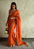 Bel orange sari