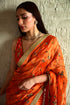 Bel orange sari
