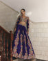 Bhaavi purple lehenga set