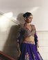 Bhaavi purple lehenga set