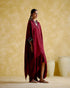 Bhavishya maroon co-ord set