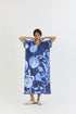 Bilberry blue line kaftan dress