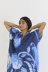 Bilberry blue line kaftan dress