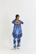 Bilberry blue short kurta set