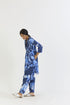 Bilberry blue short kurta set