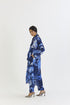 Bilberry blue wrap kurta set