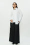 Black & white shirt and trouser with string details