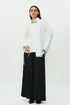 Black & white shirt and trouser with string details