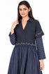 Black denim dress