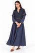 Black denim dress