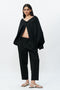 Black jacket with trouser