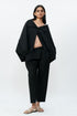 Black jacket with trouser