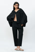 Black jacket with trouser