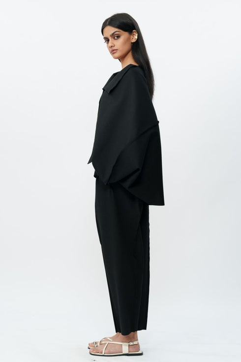 Black jacket with trouser