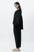 Black jacket with trouser