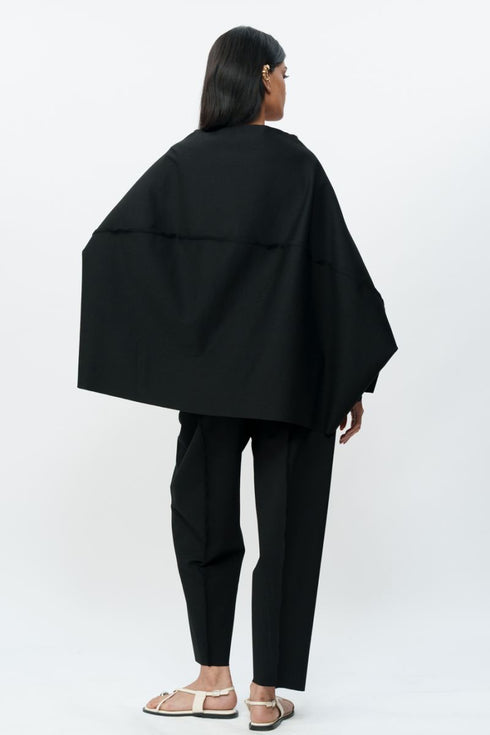 Black jacket with trouser