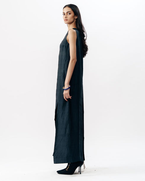 Black one shoulder dress
