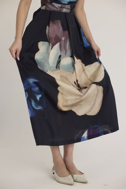 Black rocco cowl bralette dress