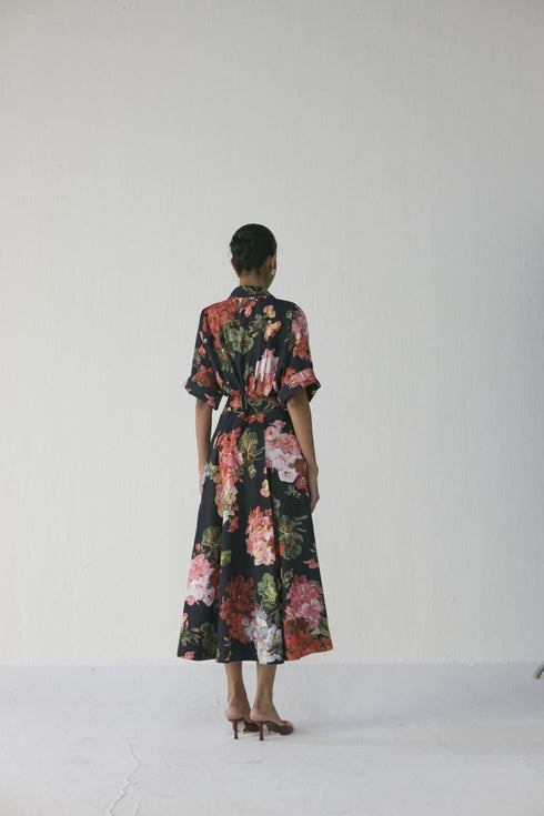 Bloody mary long collar dress