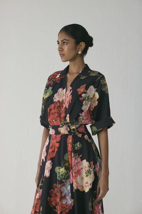 Bloody mary long collar dress