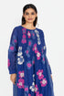 Blue applique dress