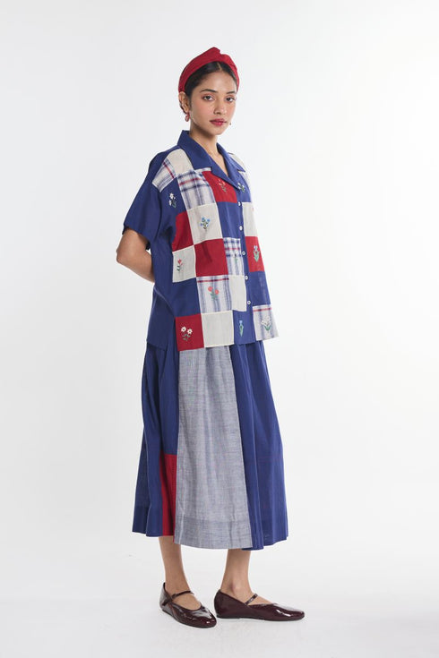 Bluebell patchwork shirt