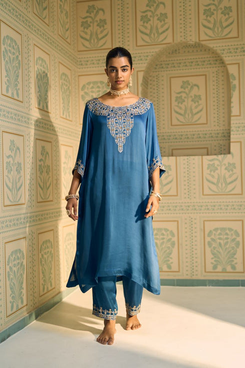 Blue isha kurta with pants
