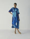 Blue lagoon pintuck dress
