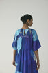 Blue lagoon pintuck dress