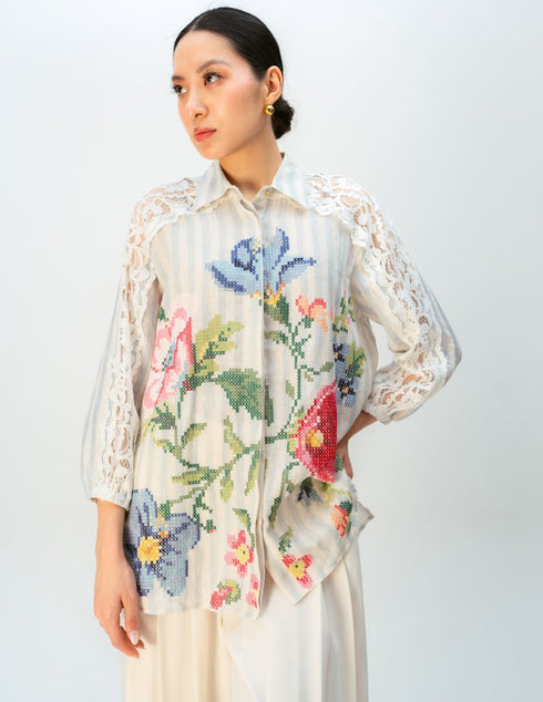 Blushing petal shirt