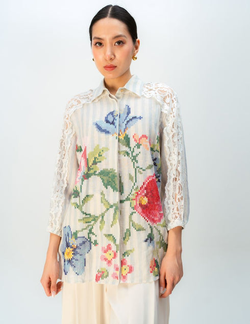 Blushing petal shirt