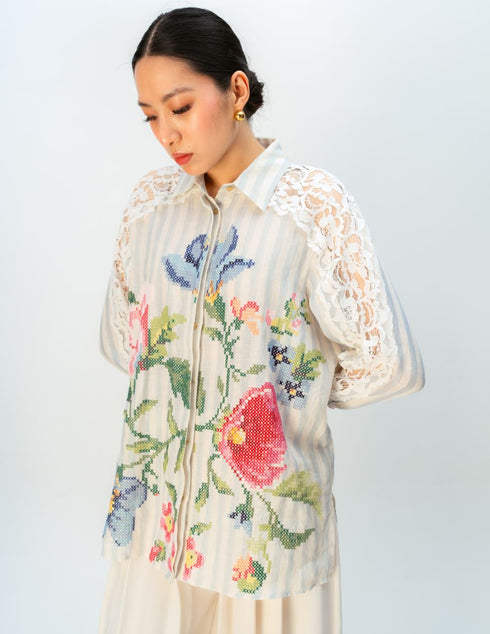 Blushing petal shirt