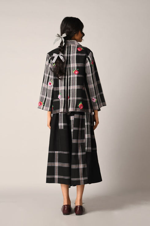 Bolanderi double breast black jacket