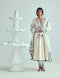 Boteh jegheh ivory angrakha anarkali with box pleat salwar and dupatta