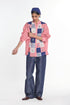 Brooklime patchwork shirt