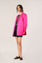 Brunonii fuchsia single breast jacket