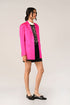 Brunonii fuchsia single breast jacket