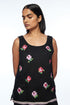 Bugensis black camisole top