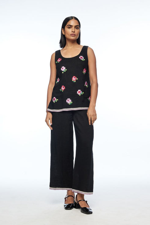 Bugensis black camisole top