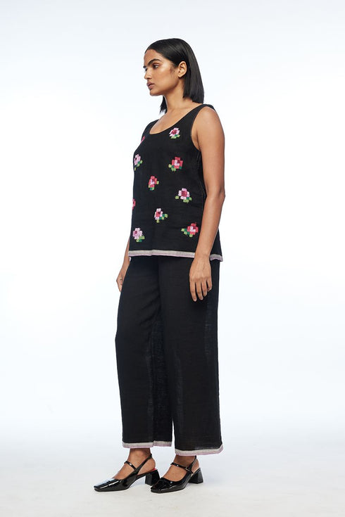 Bugensis black camisole top