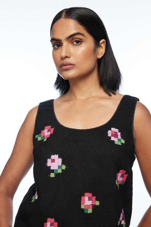 Bugensis black camisole top