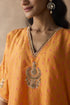 Butti chand marigold kaftan set