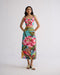 Campari embroidered top and skirt set