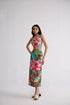 Campari embroidered top and skirt set