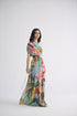 Campari one shoulder dress