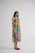 Campari pintuck dress