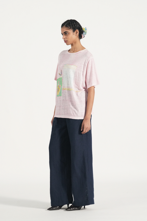Canto flamingo pink top