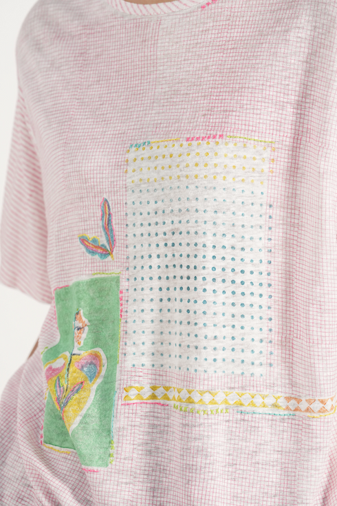 Canto flamingo pink top