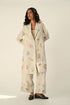Carmagnole biege embroidered jacket
