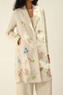 Carmagnole biege embroidered jacket